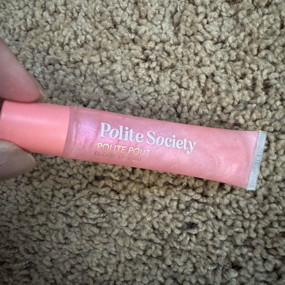Polite Society polite pout peach bellini
